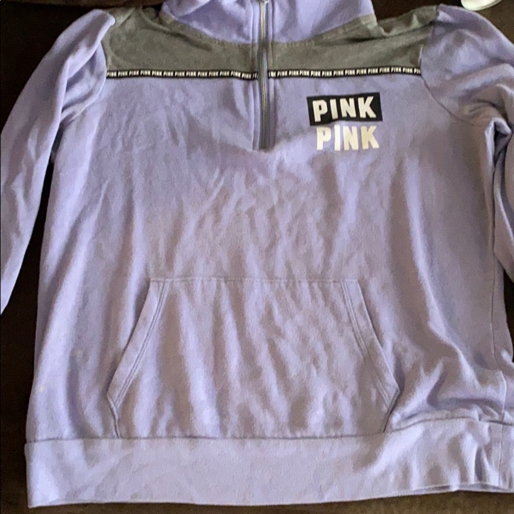 Victoria secret PINK pullover half zip. 🌺❤️❤️